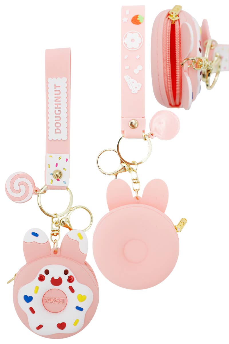 Bunny Donut Silicone Coin Purse Bag - OVERRATED