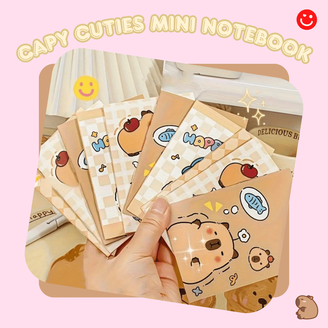 Capy Cuties Mini Capybara Notebook - OVERRATED