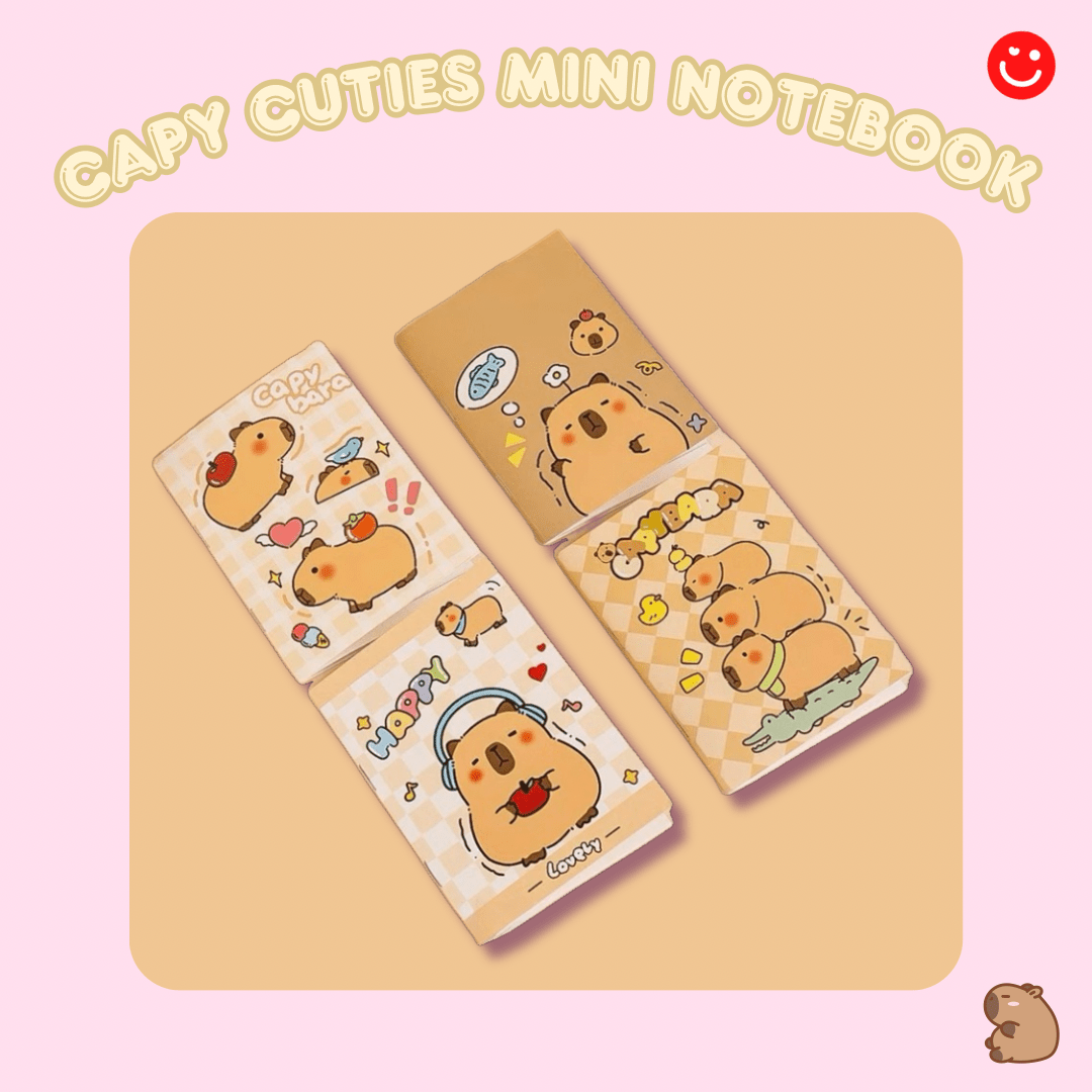 Capy Cuties Mini Capybara Notebook - OVERRATED