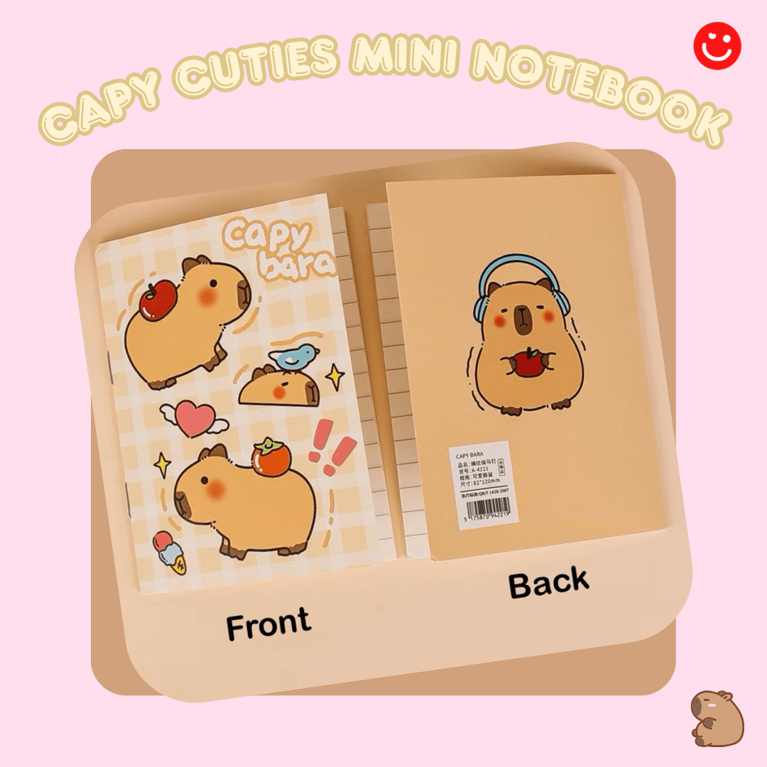 Capy Cuties Mini Capybara Notebook - OVERRATED