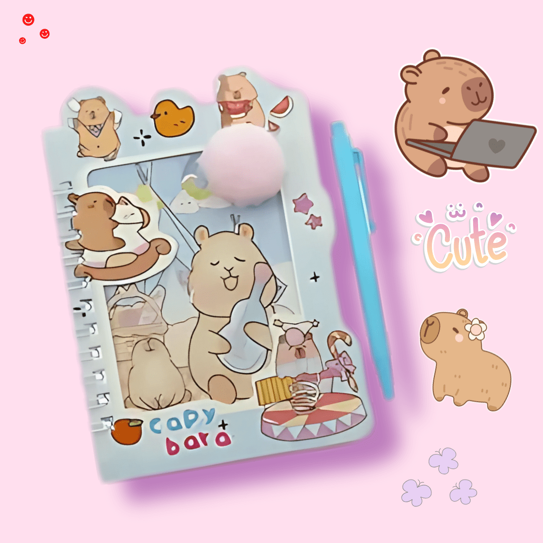 Capybara 50 - Page Notebook with Pen Set - OVERRATED