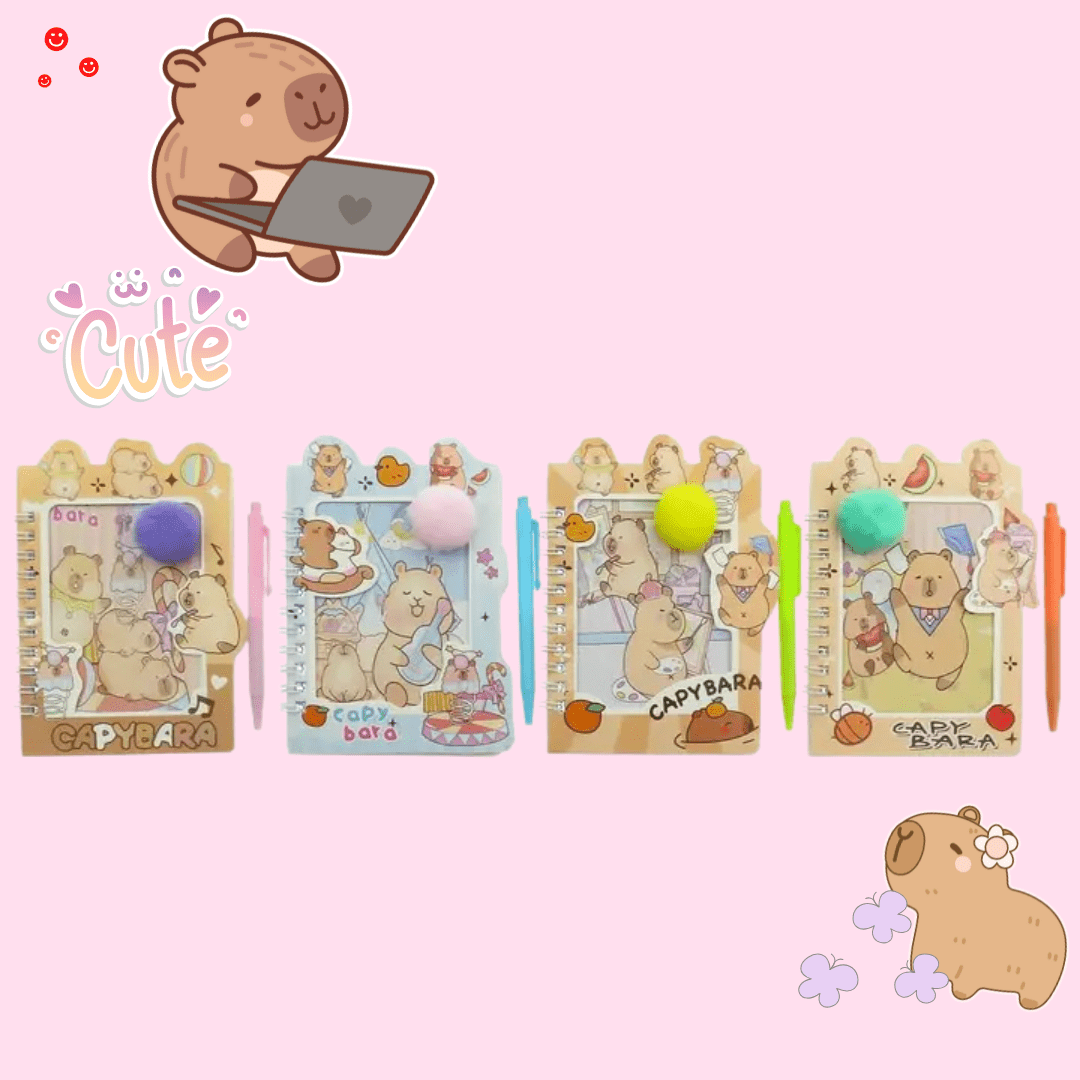 Capybara 50 - Page Notebook with Pen Set - OVERRATED