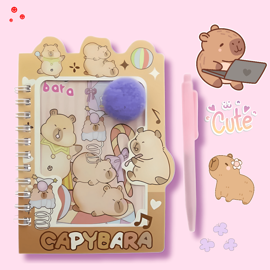 Capybara 50 - Page Notebook with Pen Set - OVERRATED