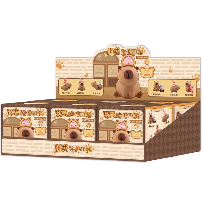 Capybara Blind Box Series – Cozy Life Collectible Figures - OVERRATED