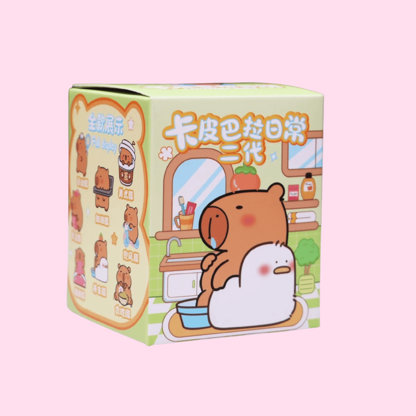 Capybara Daily Life Blind Box Figure – Crystal Kawaii Animal Collectible Toy (8 Designs + Secret) - OVERRATED