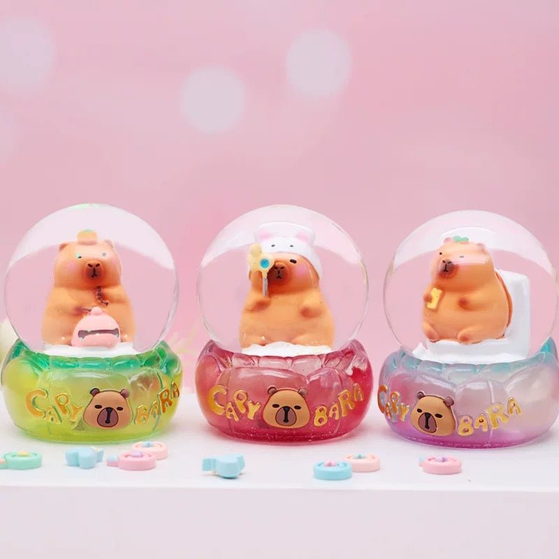 Capybara Daily Life Crystal Glow Blind Box Night Light – Kawaii Animal Lamp (6 Designs + Secret) - OVERRATED