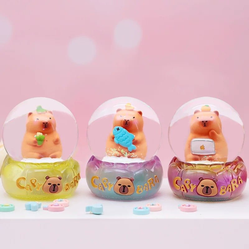 Capybara Daily Life Crystal Glow Blind Box Night Light – Kawaii Animal Lamp (6 Designs + Secret) - OVERRATED