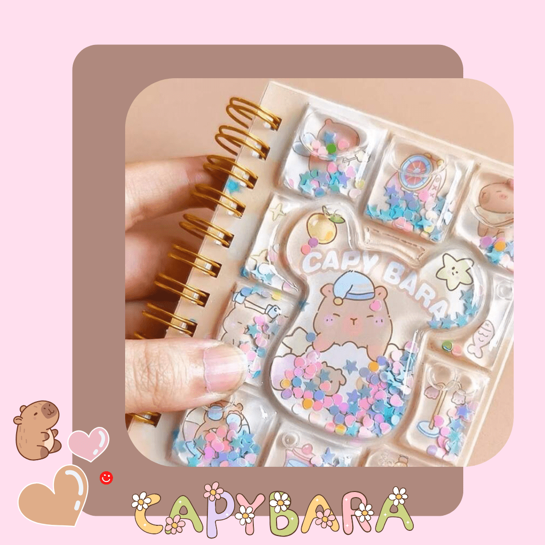 Capybara Dreamy Mini Notebook - OVERRATED