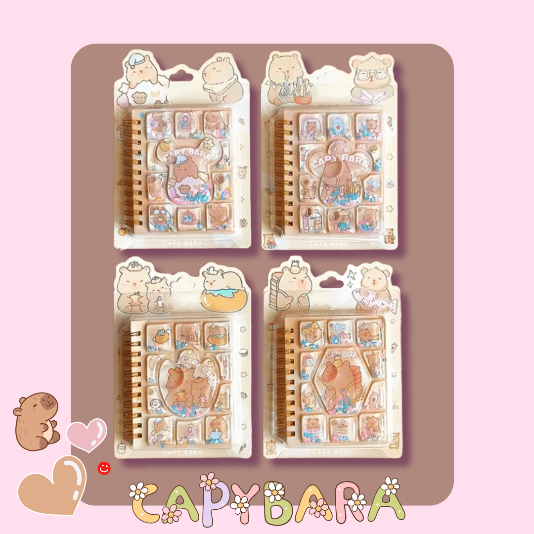 Capybara Dreamy Mini Notebook - OVERRATED