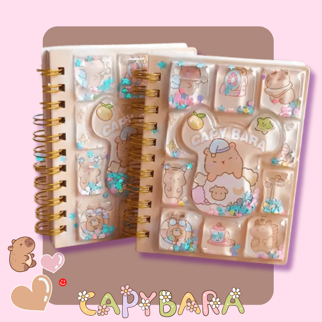 Capybara Dreamy Mini Notebook - OVERRATED