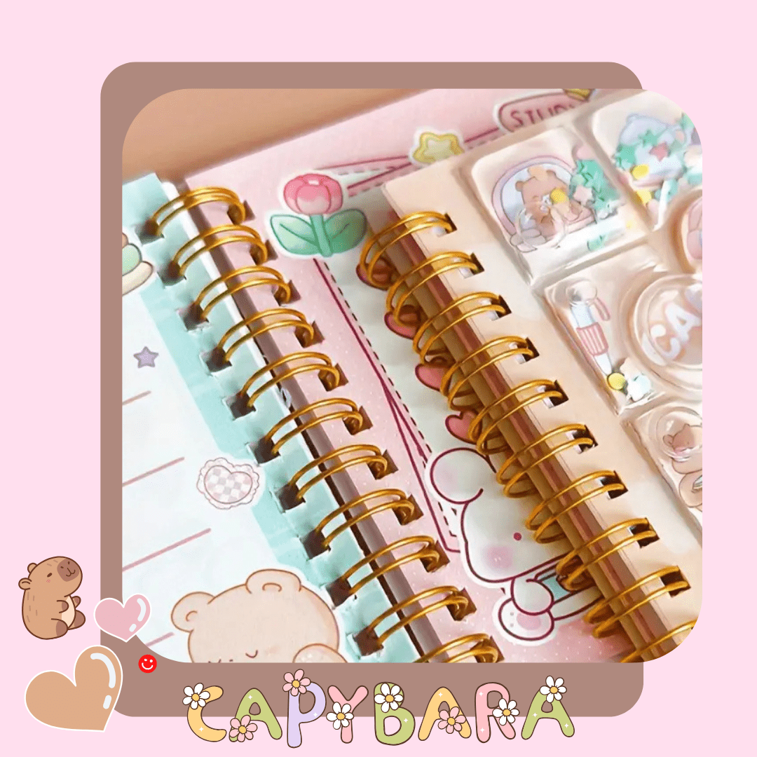 Capybara Dreamy Mini Notebook - OVERRATED