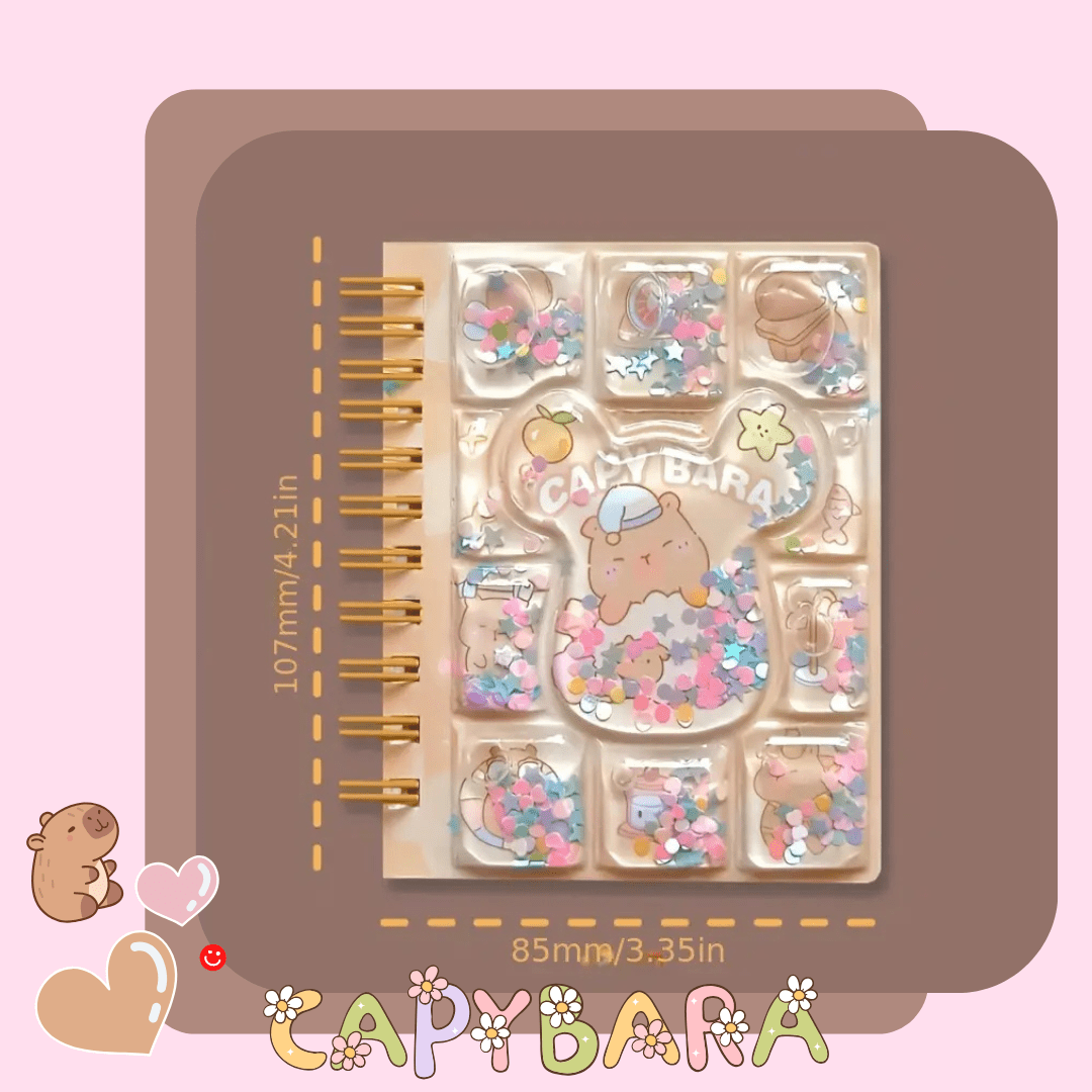 Capybara Dreamy Mini Notebook - OVERRATED