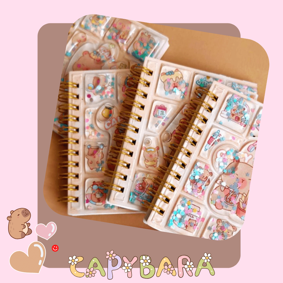 Capybara Dreamy Mini Notebook - OVERRATED