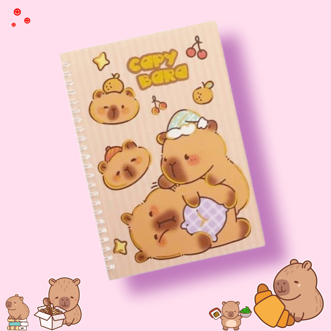 Capybara Stationery A5 Notebook - OVERRATED