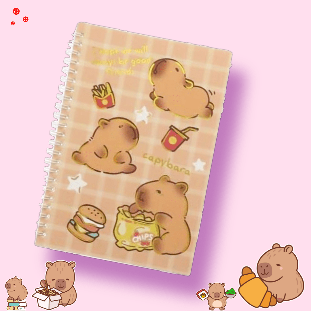 Capybara Stationery A5 Notebook - OVERRATED