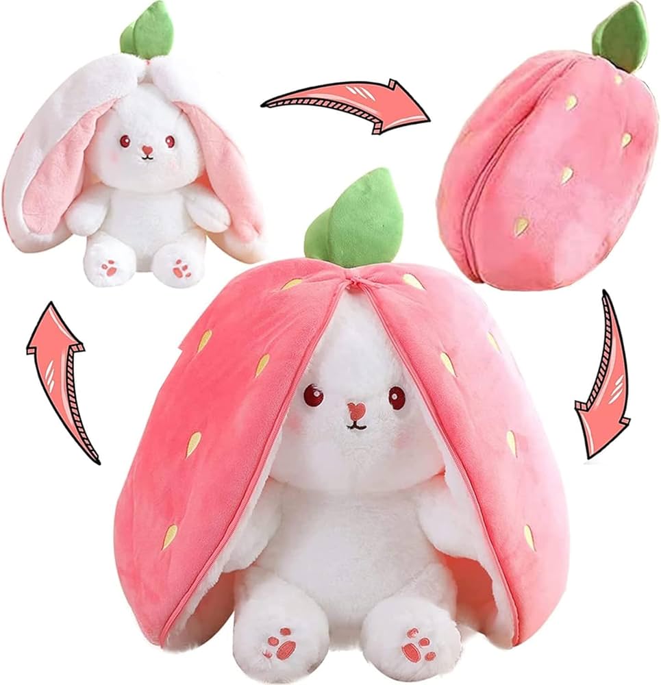 Carrot Bunny Transforming Plush - OVERRATED