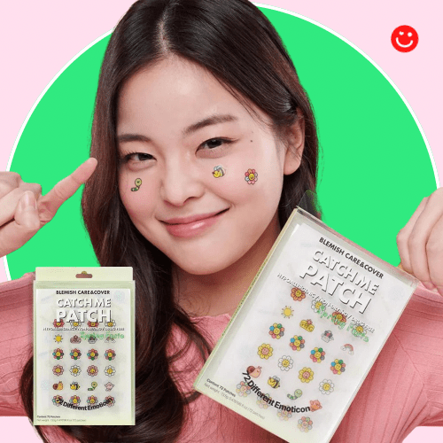 CATCH ME PATCH Emoticon Green 绿色表情符号痘痘贴 - OVERRATED