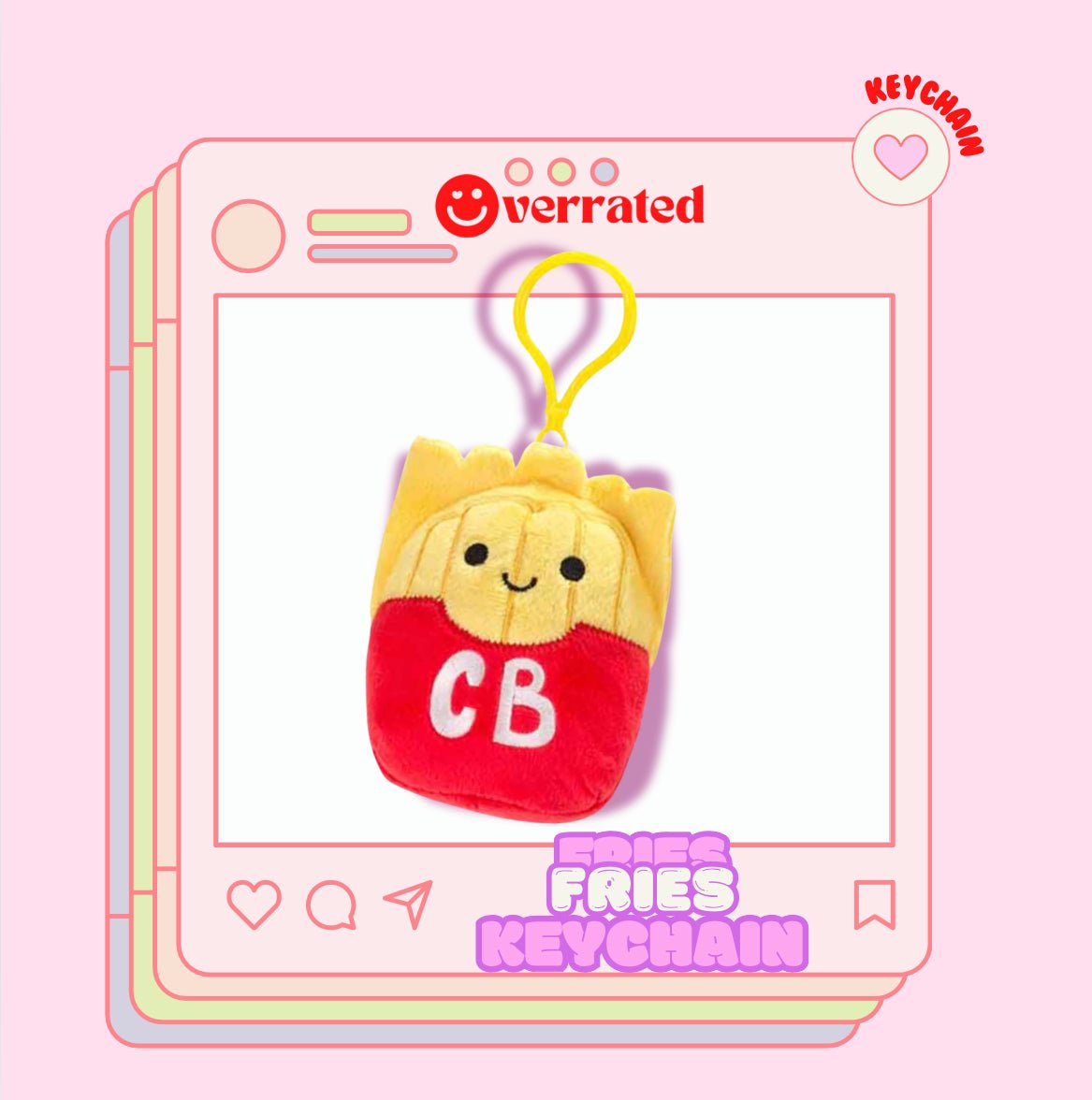 CB KEY CLIPS FOODIES SERIES - OVERRATED