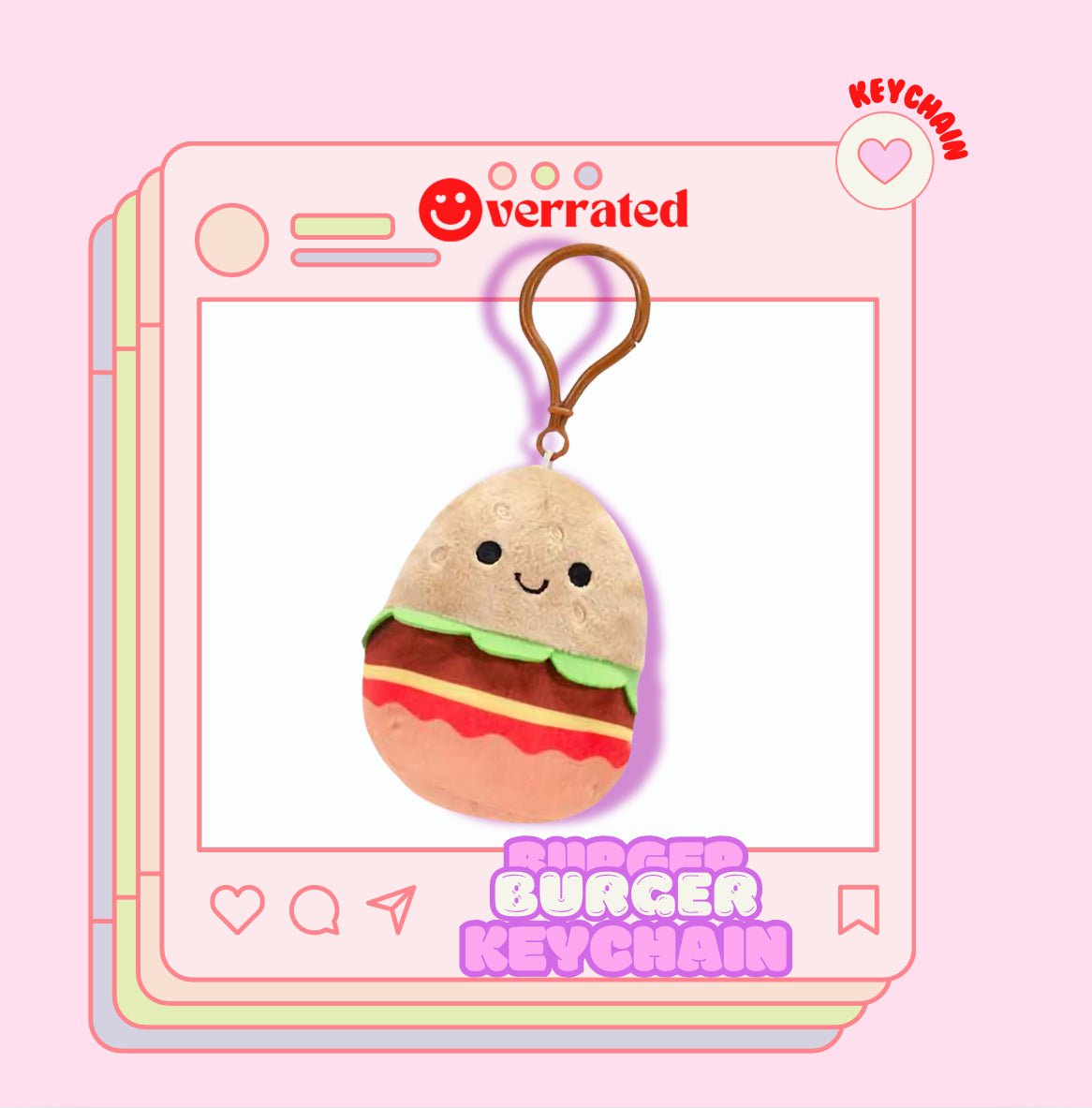 CB KEY CLIPS FOODIES SERIES - OVERRATED