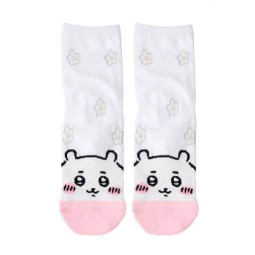 Chiikawa Flower Mid - Crew Soft Cotton Socks - OVERRATED