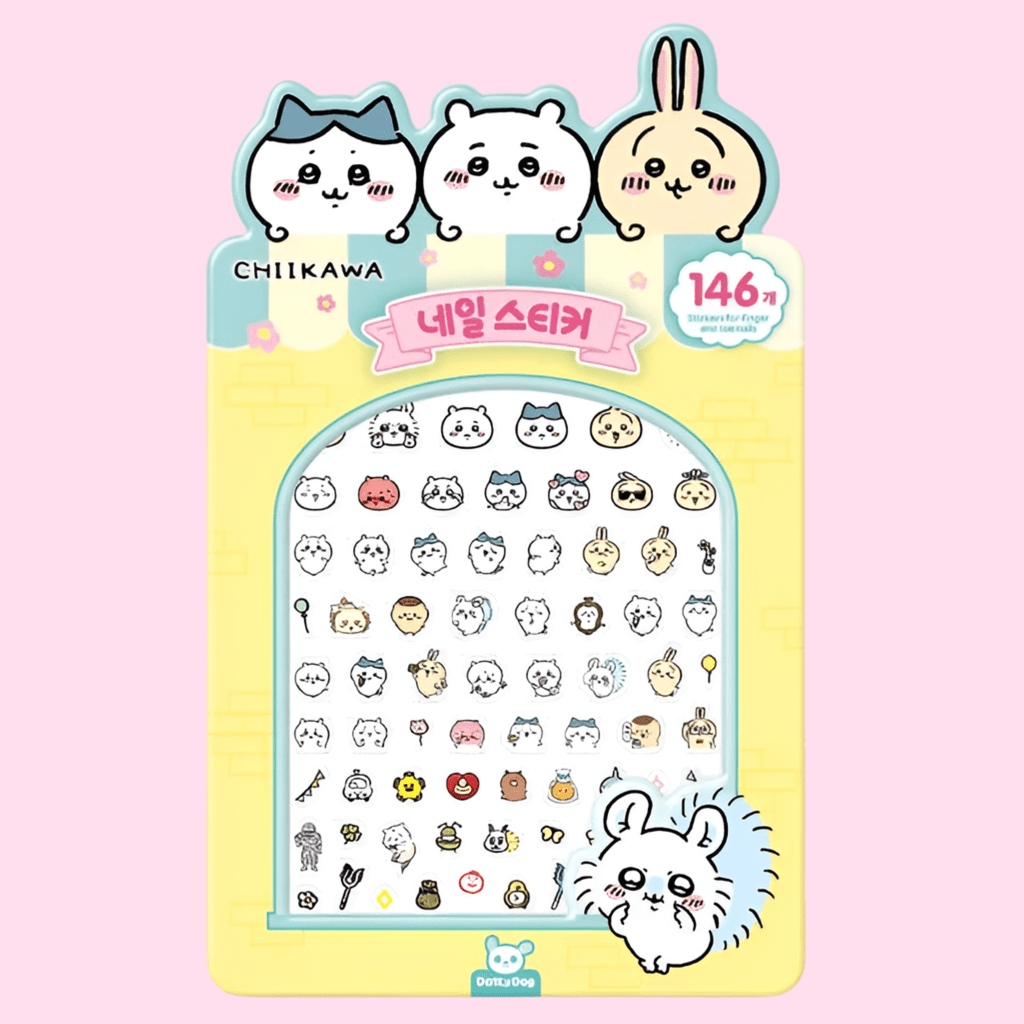 Chiikawa Nail Sticker/ Nail Art - OVERRATED