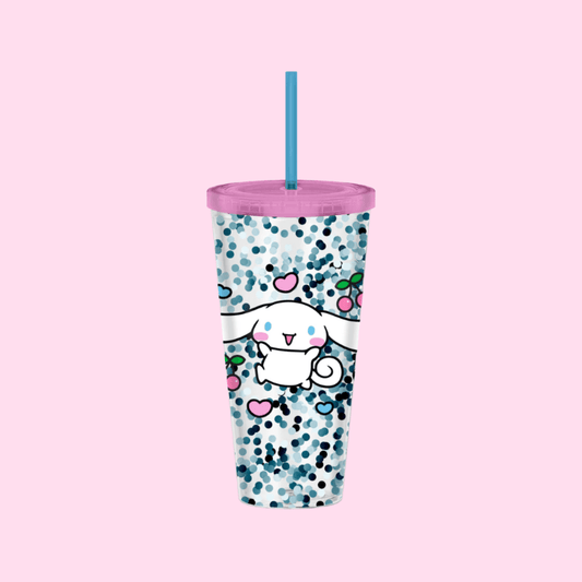 CINNAMOROLL CHERRY HEARTS 32oz Confetti Cold Cup - OVERRATED