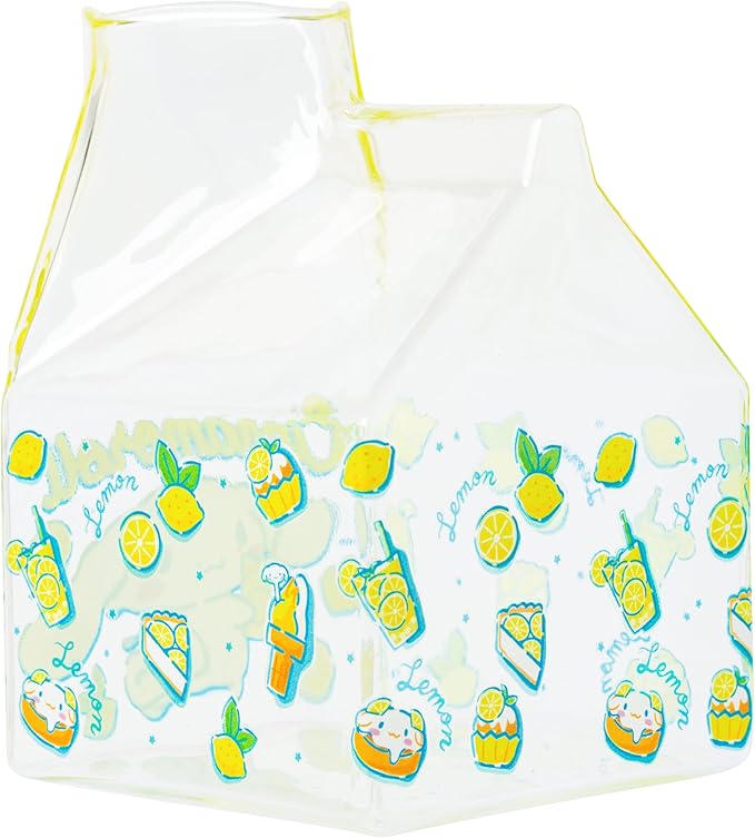 Cinnamoroll Drinking Lemonade 11.9oz Glass Milk Cup - Boxed - OVERRATED