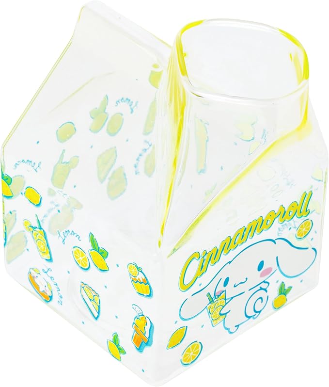 Cinnamoroll Drinking Lemonade 11.9oz Glass Milk Cup - Boxed - OVERRATED