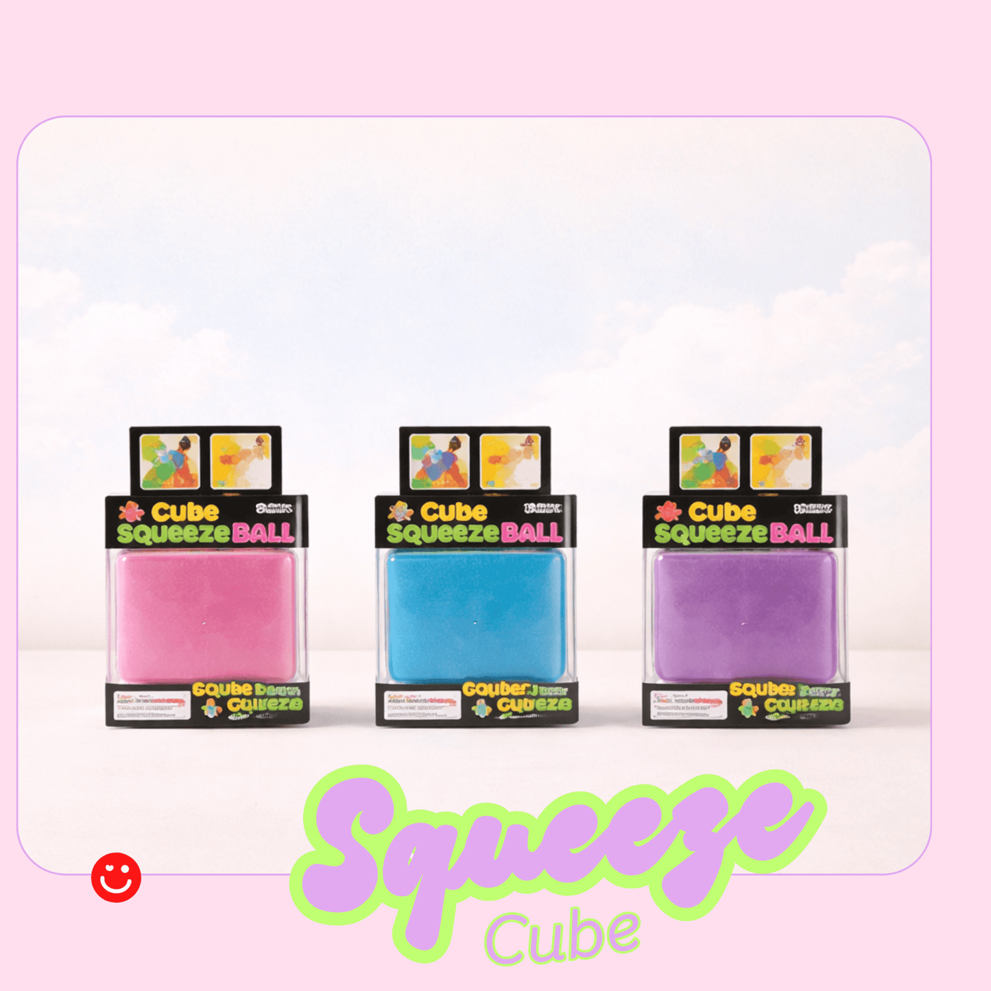 kawaii sensory toy cube ball for stress relief and fidget - Overrated Korean Beauty & More