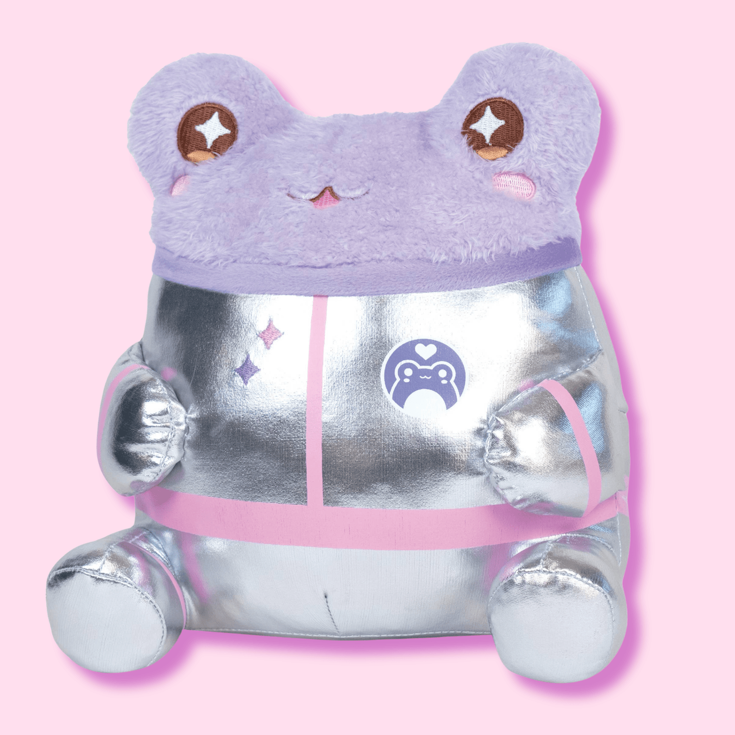 Cute Kawaii Soft Animal Frog Plush Astronaut Wawa Purple - OVERRATED