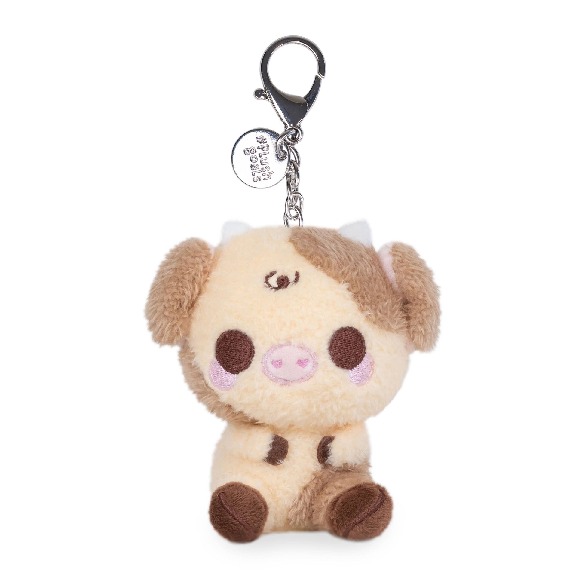 Cute Kawaii Soft Pastel Mini Moocha Keychain Cow Plush - OVERRATED
