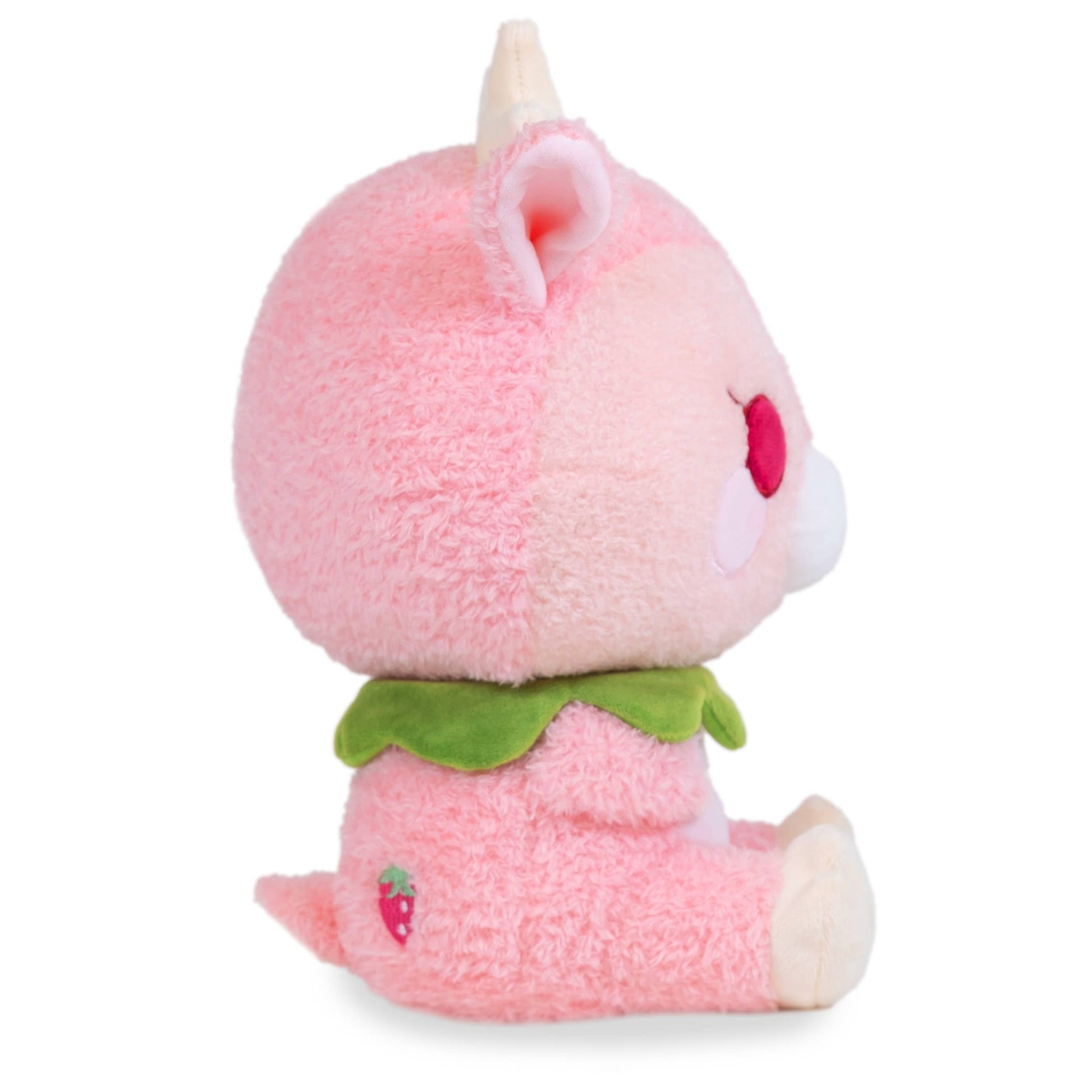 Cute Kawaii Soft Pink Dearie the Strawberry Dear Plush - OVERRATED
