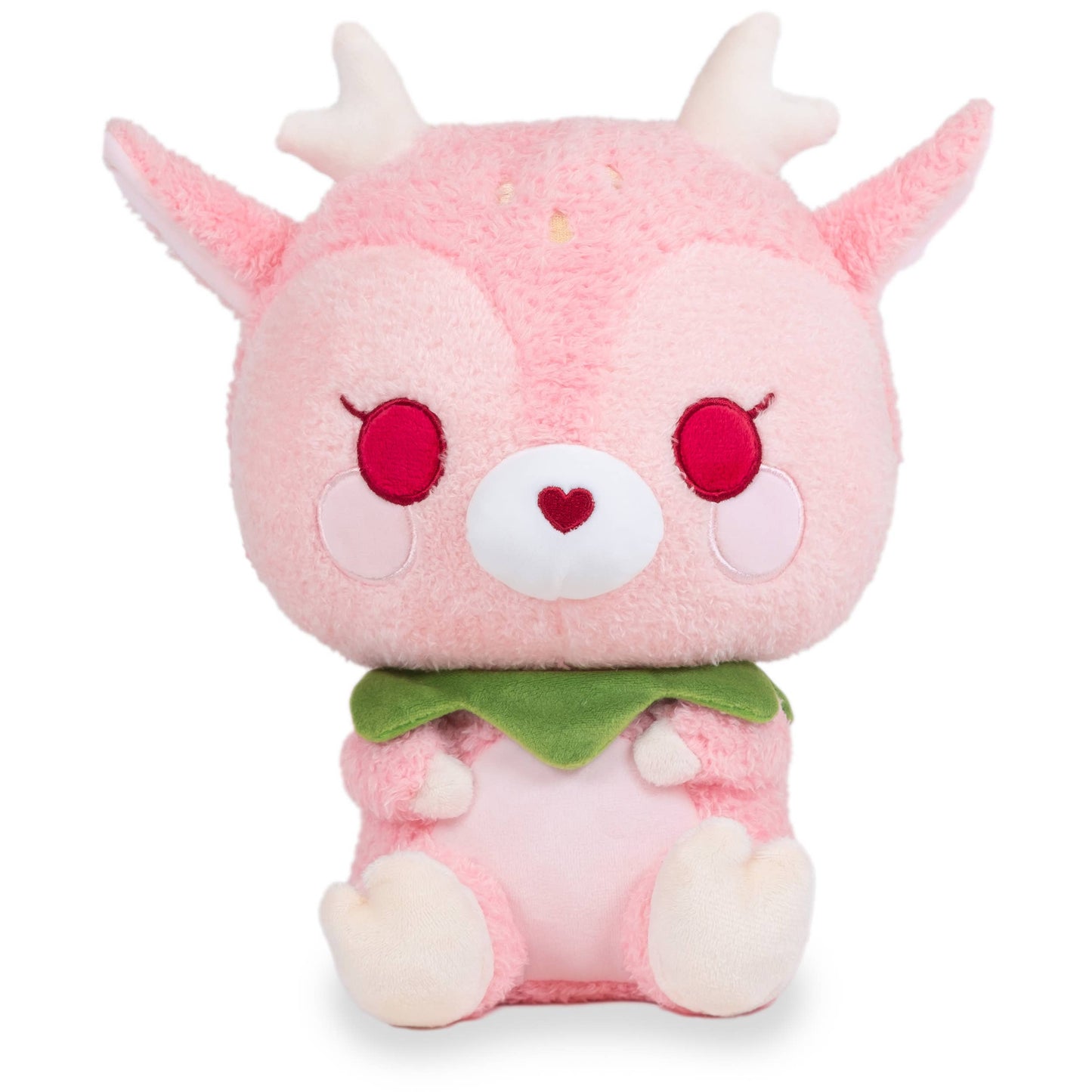 Cute Kawaii Soft Pink Dearie the Strawberry Dear Plush - OVERRATED