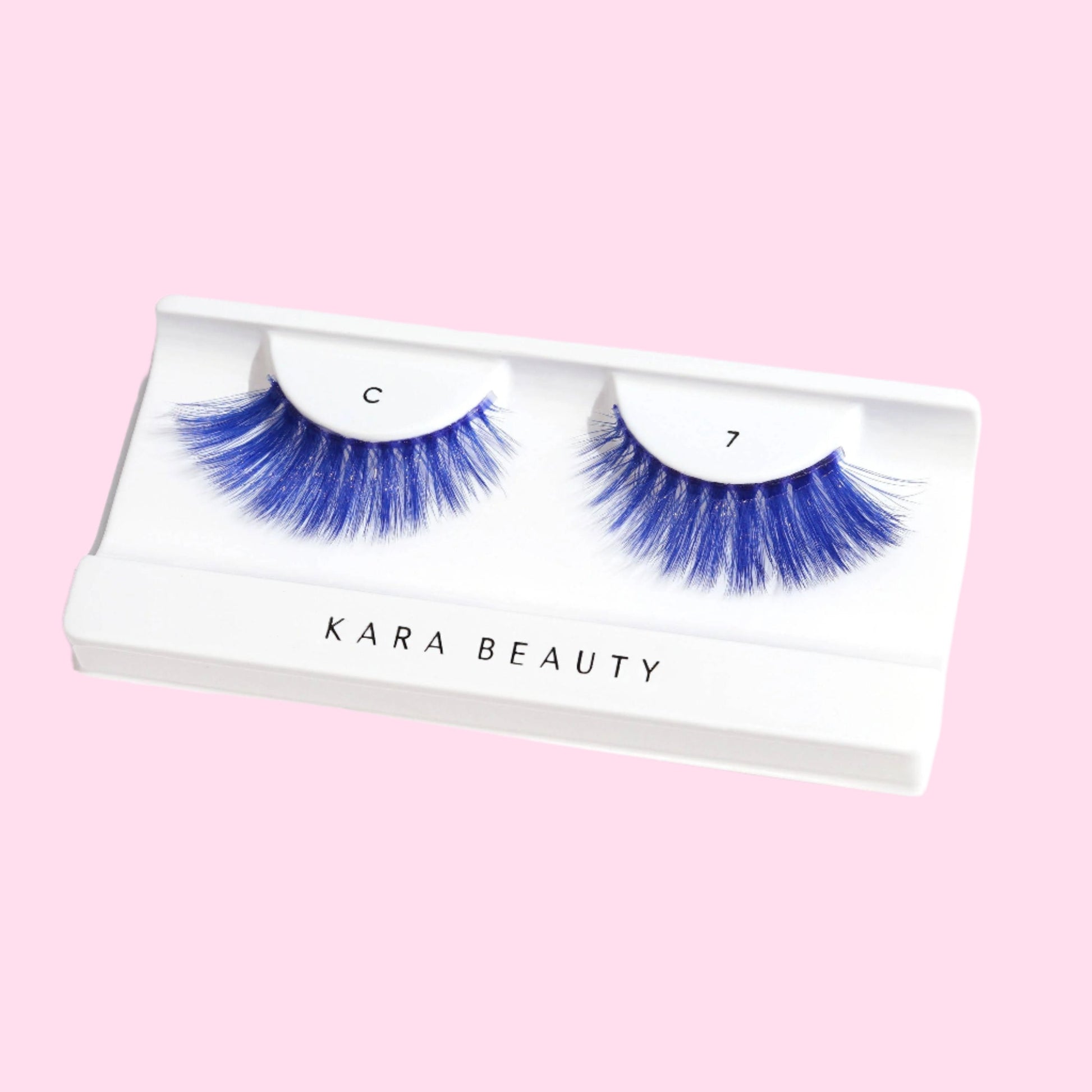DARK BLUE Colored FABULASHES 3D Faux Mink False Eyelashes - OVERRATED