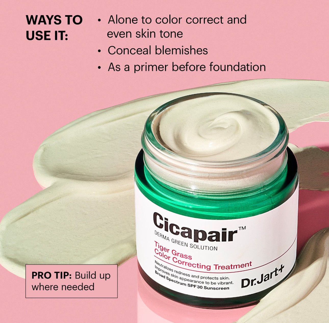 DR. JART CICAPAIR™ TIGER GRASS COLOR CORRECTING TREATMENT SPF30 - OVERRATED