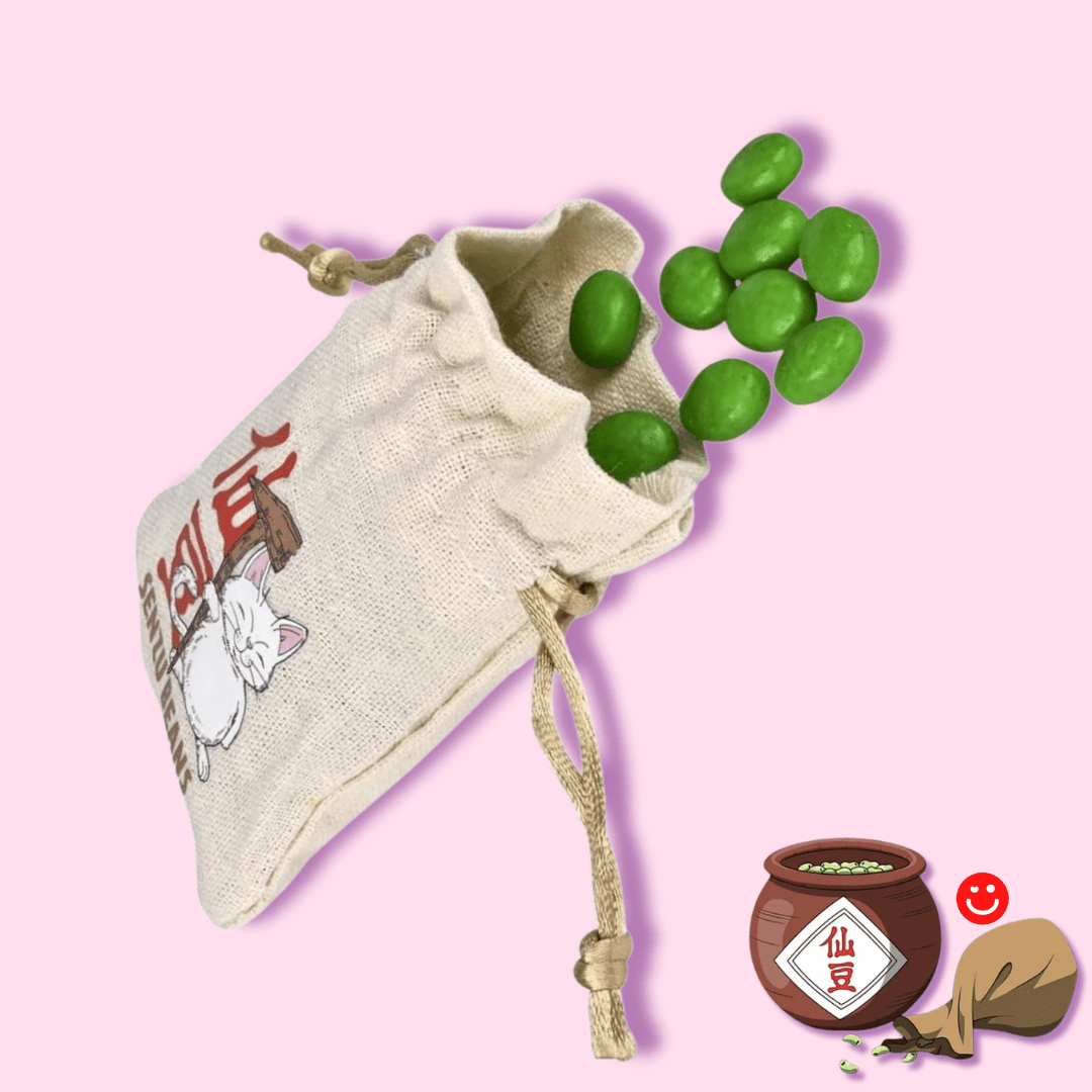 Dragon Ball Z Senzu Beans, Cloth Candy Bags - OVERRATED