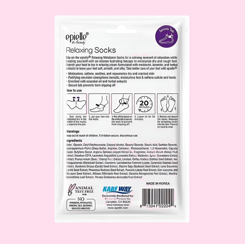 Epielle Relaxing Melatonin and Lavender Socks - OVERRATED