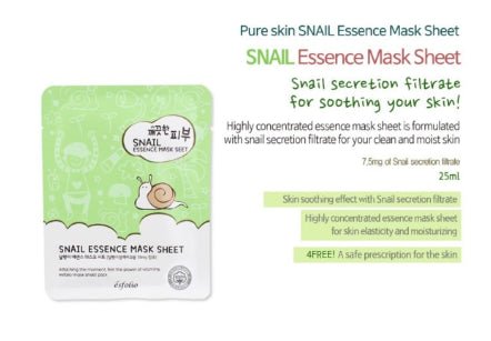 Esfolio Snail Essence Mask Sheet - OVERRATED
