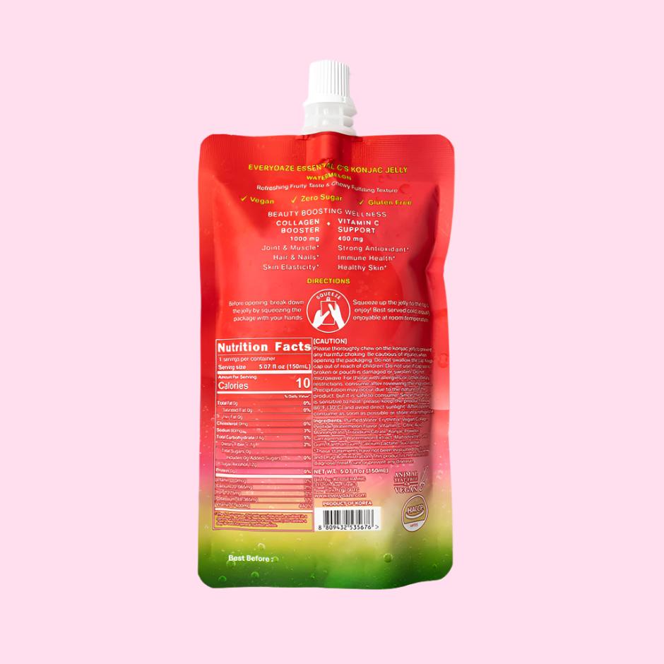 EVERYDAZE Essential C’s Konjac Jelly Watermelon - OVERRATED