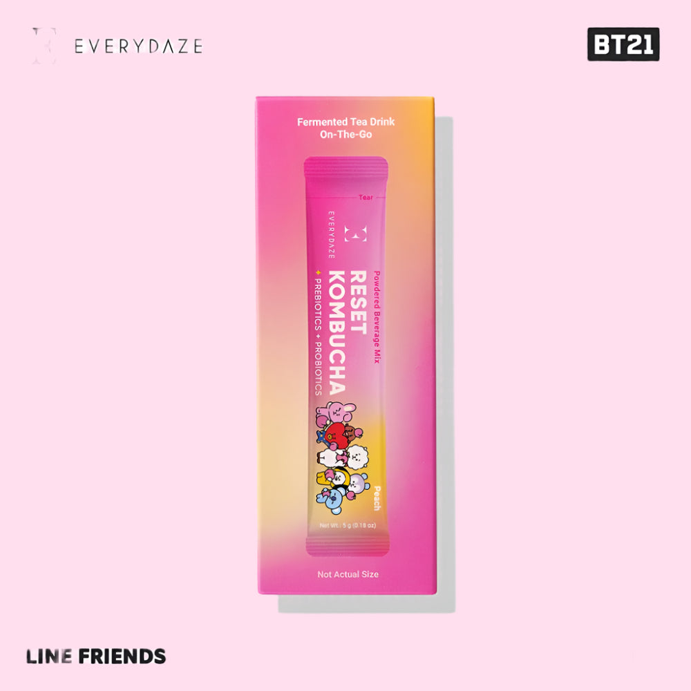 EVERYDAZE Reset Individual Kombucha Stick BT21 Peach - OVERRATED