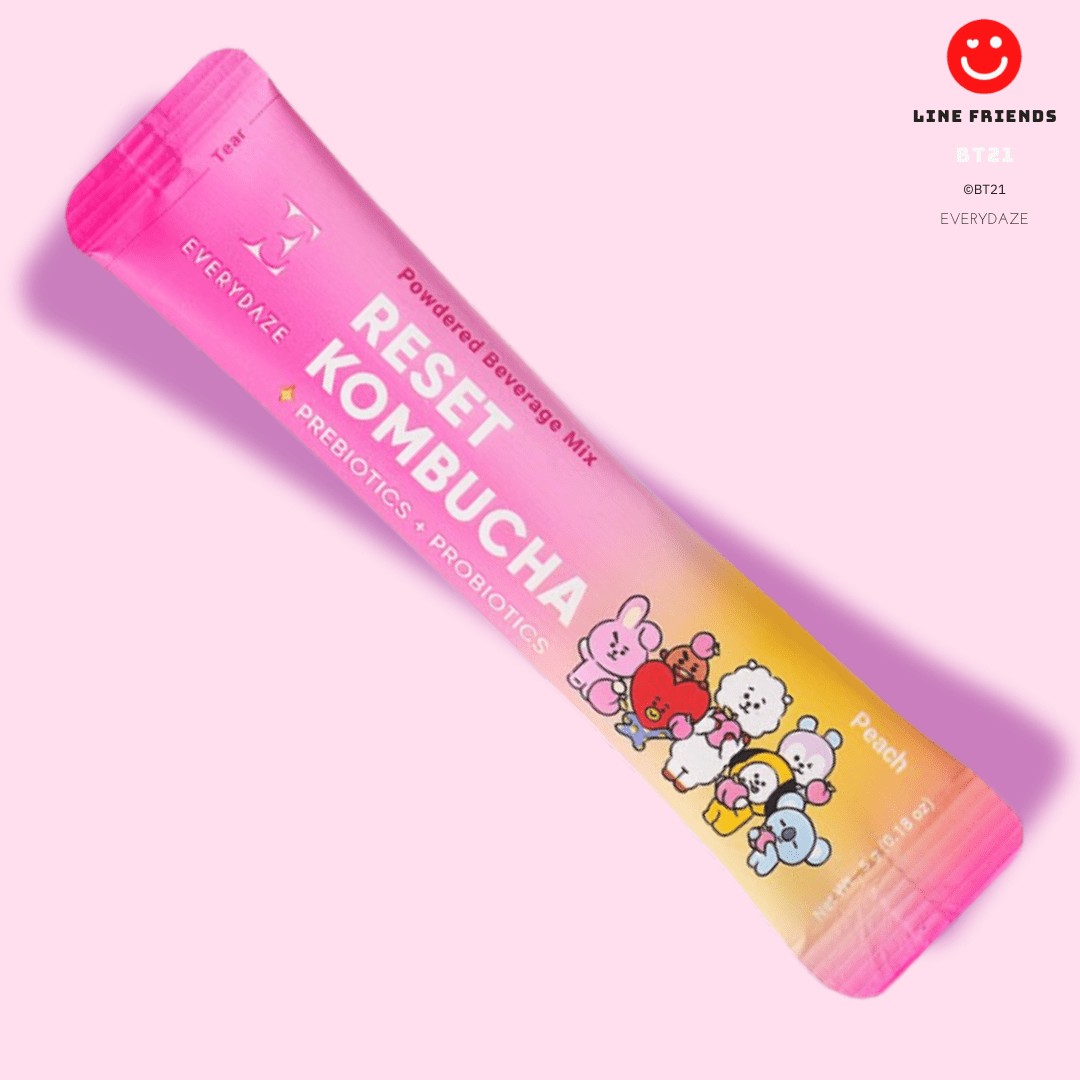 EVERYDAZE Reset Individual Kombucha Stick BT21 Peach - OVERRATED
