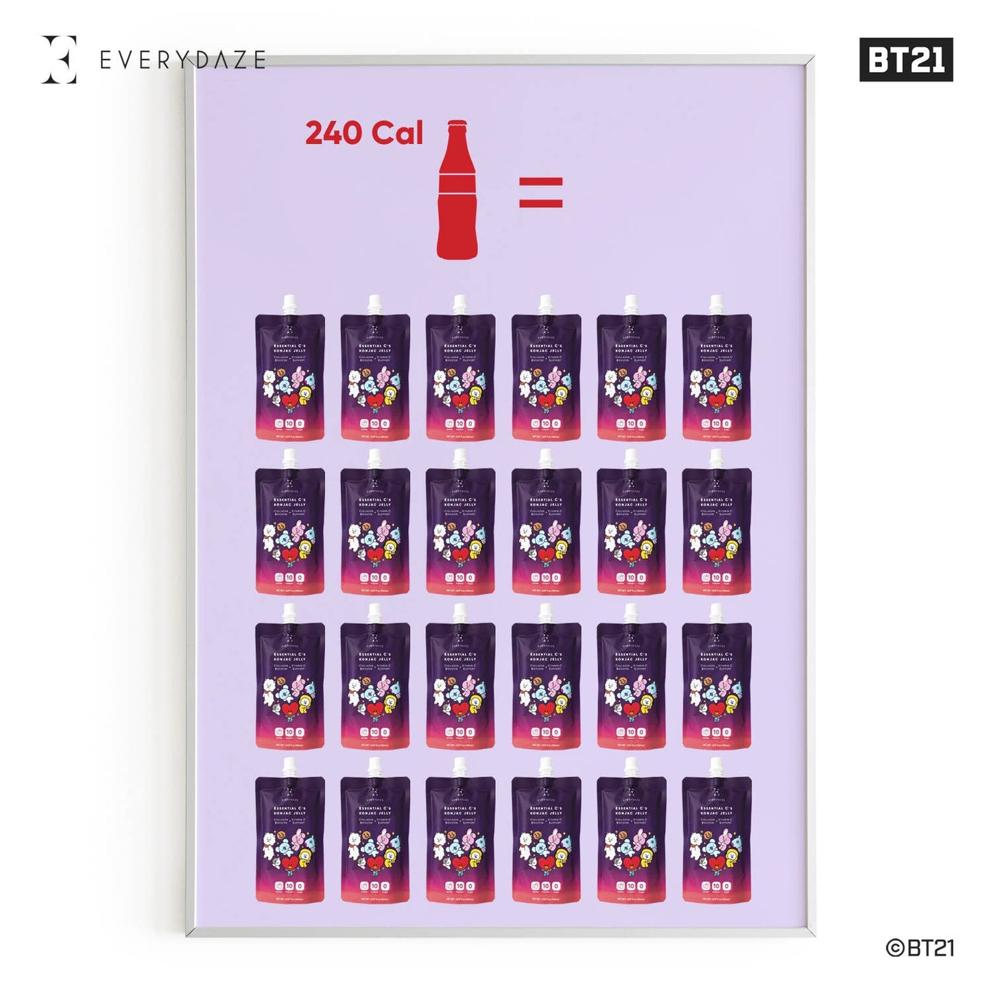 EVERYDAZE with BT21: Essential C’s Konjac Jelly – Lychee - OVERRATED