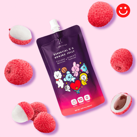 EVERYDAZE with BT21: Essential C’s Konjac Jelly – Lychee - OVERRATED