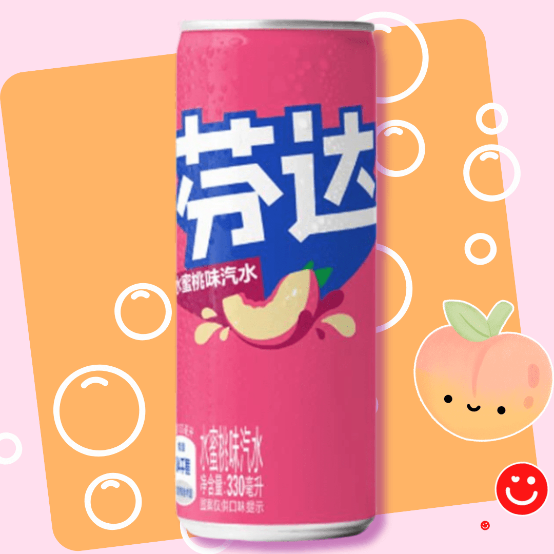 Fanta China Peach Flavor Soda - OVERRATED