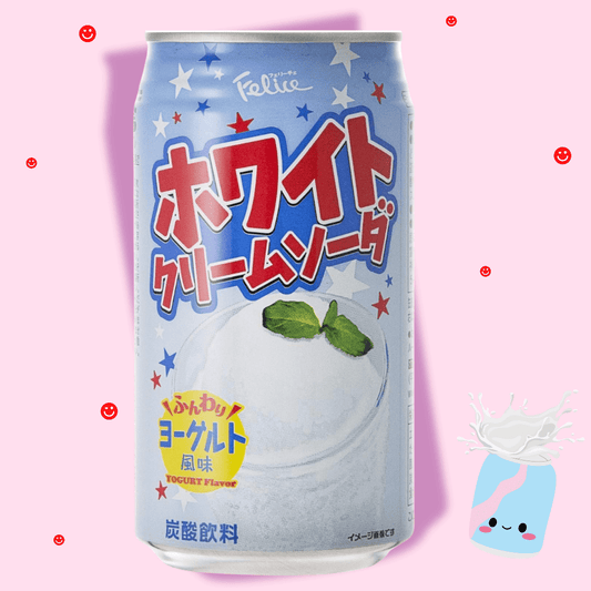 Felice White Cream Yogurt Soda Can - OVERRATED