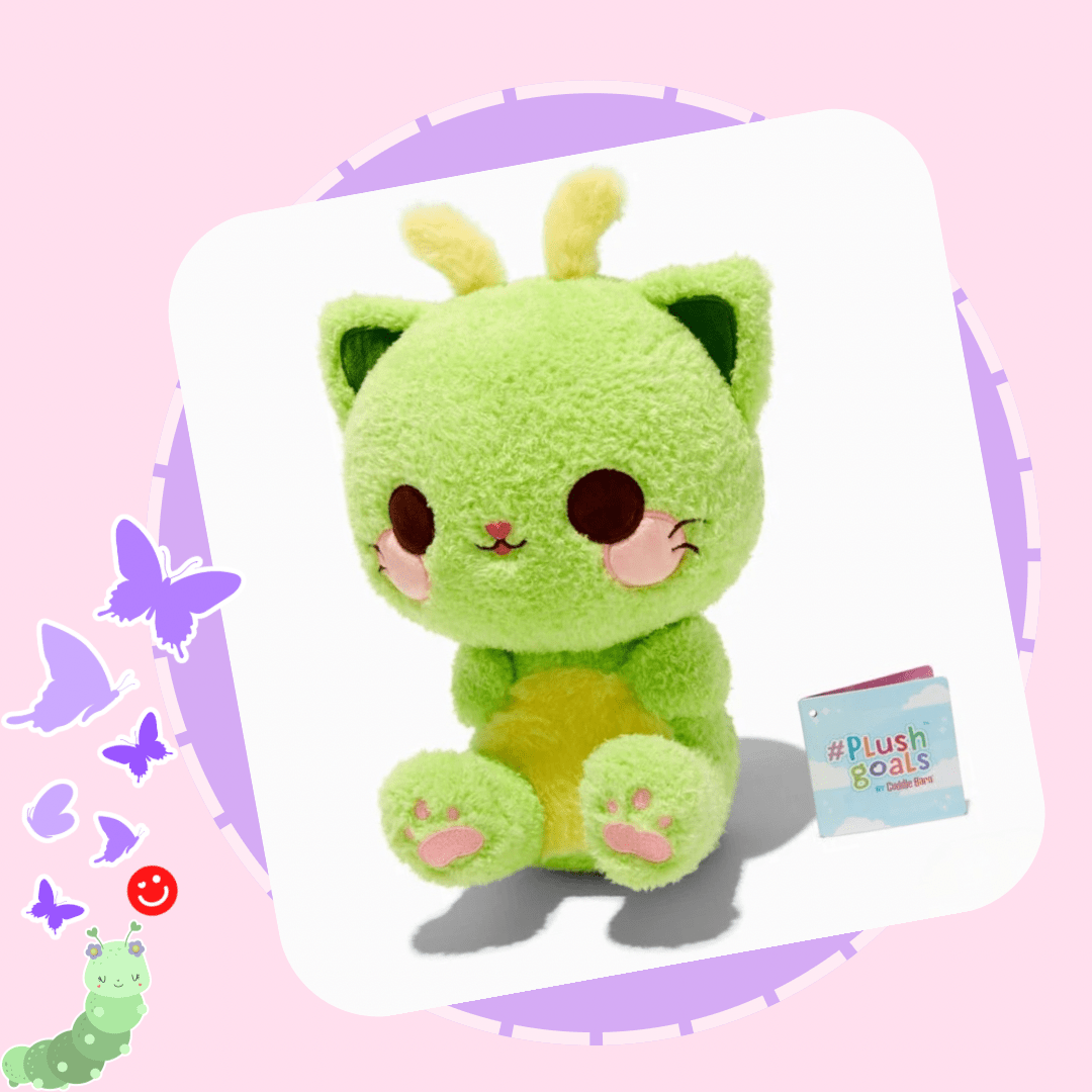 Flutter the Fuzzy Cat - tipillar Plushie - OVERRATED