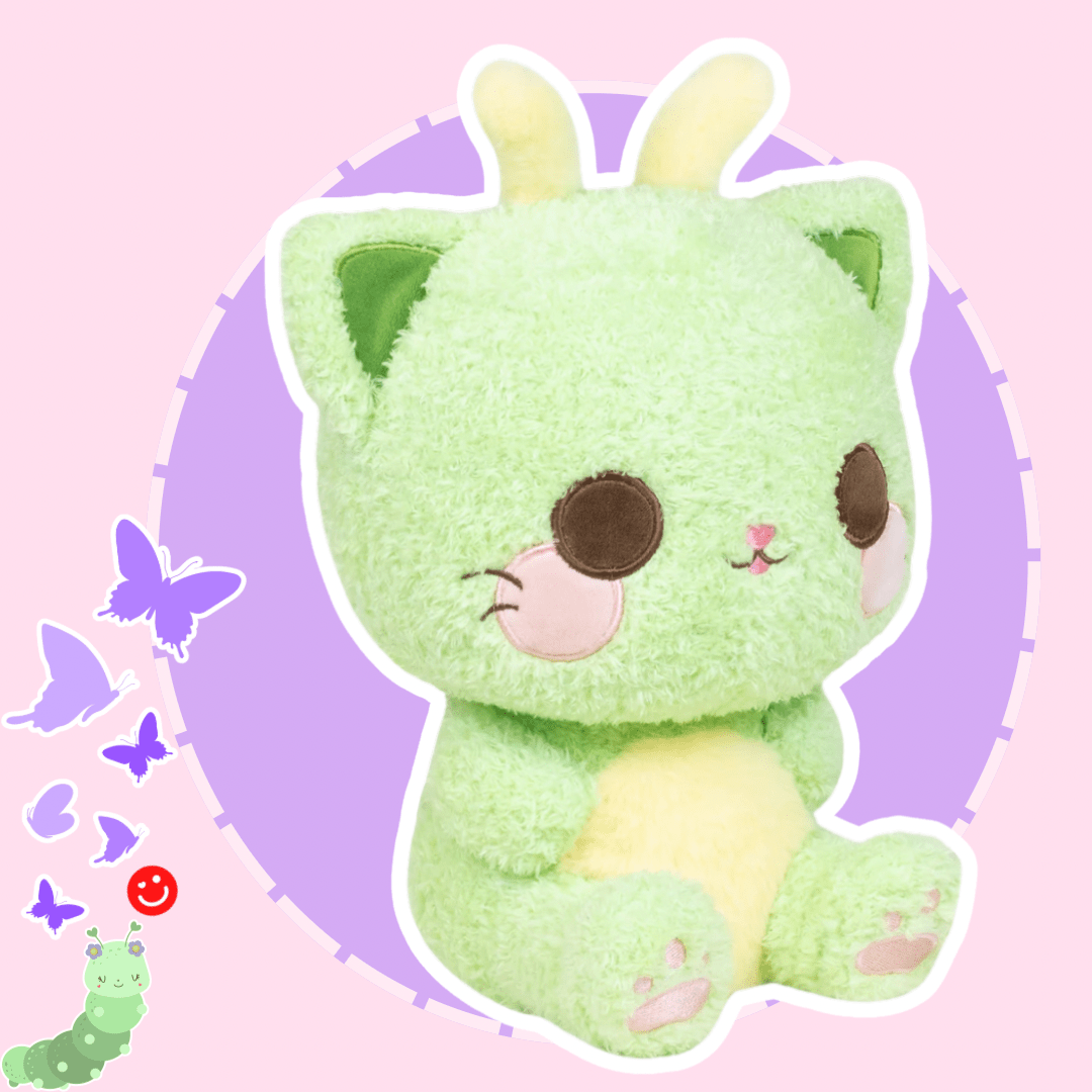 Flutter the Fuzzy Cat - tipillar Plushie - OVERRATED
