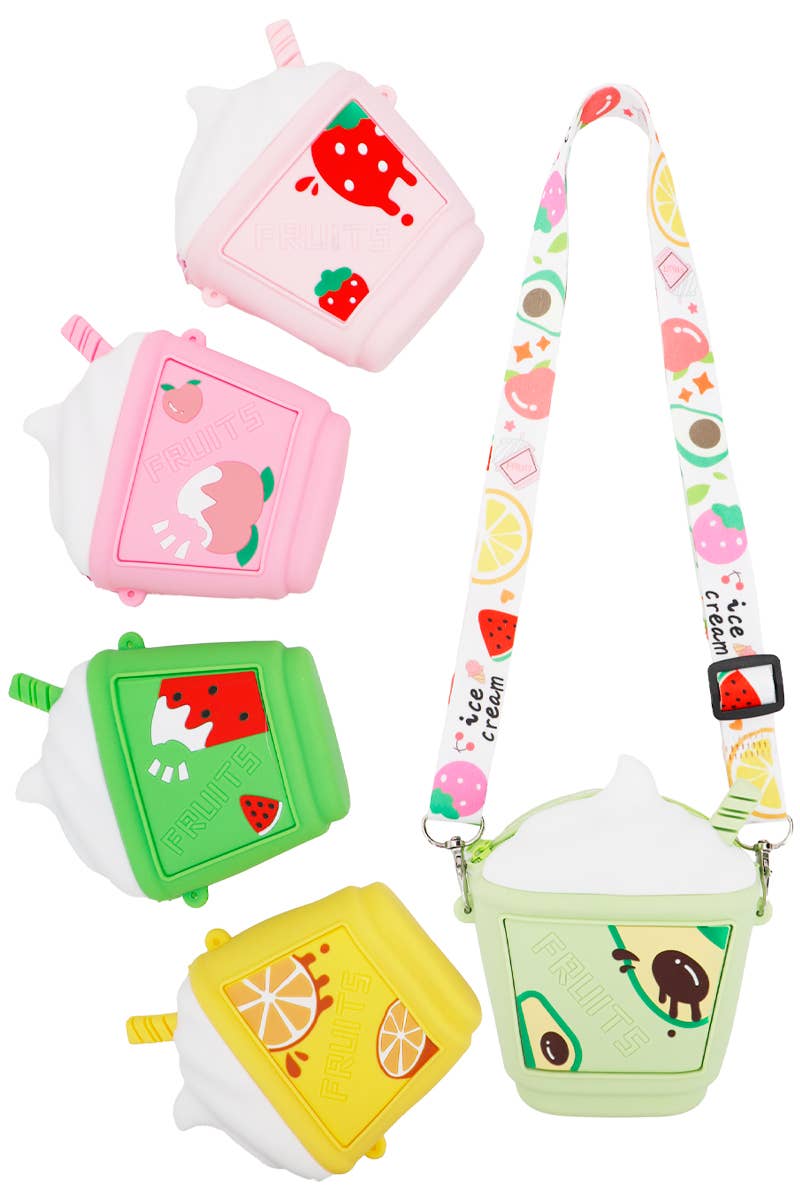 Fruit Smoothie Silicone Crossbody Bag - OVERRATED