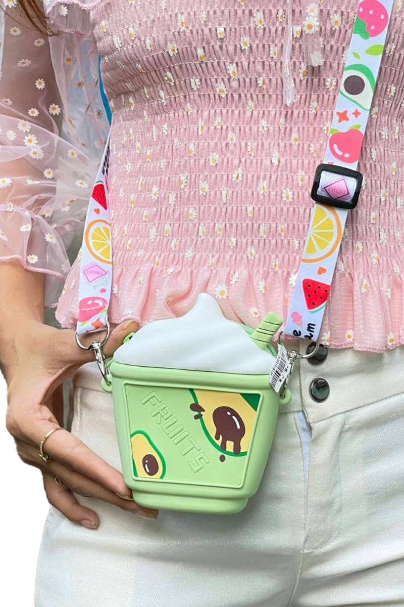 Fruit Smoothie Silicone Crossbody Bag - OVERRATED