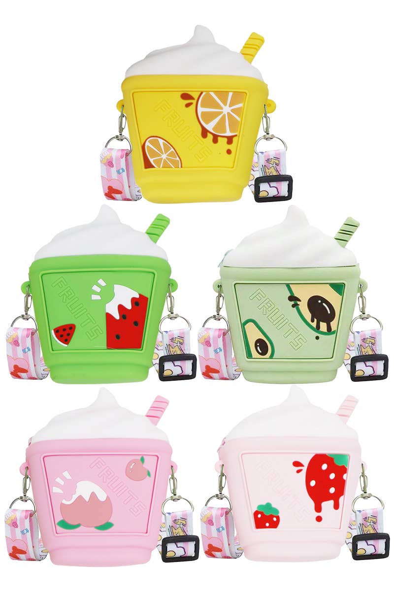 Fruit Smoothie Silicone Crossbody Bag - OVERRATED